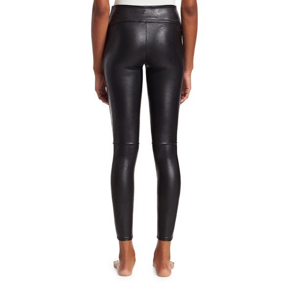 Spanx Faux Leather Sequin Leggings - Picture 3 of 6